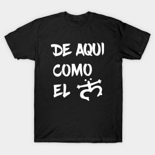 De Aqui Como El Coqui Puerto Rico Taino Puerto Rican Indian Symbol T-Shirt